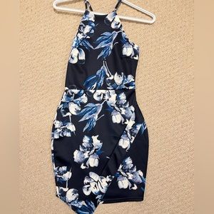 Floral homecoming dress